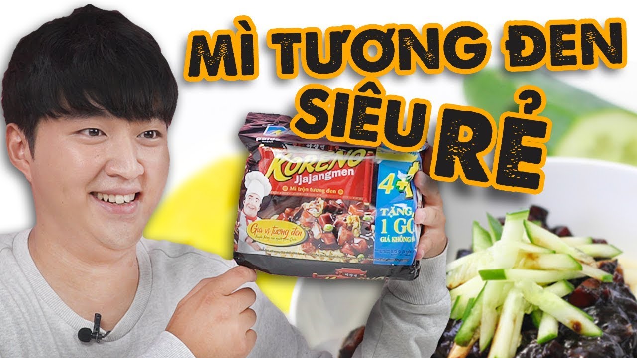 Review mỳ tương đen Hàn Quốc mới