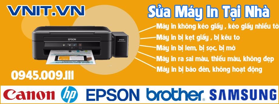 Sửa máy in tại nhà mới đây: Địa chỉ sửa  uy tín, giá rẻ những quận hcm